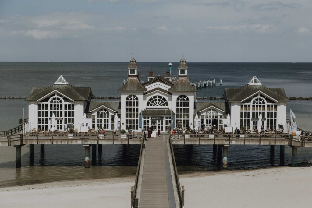 Seebrücke Sellin, dieses Foto ist der Header für die FAQ-Seite
